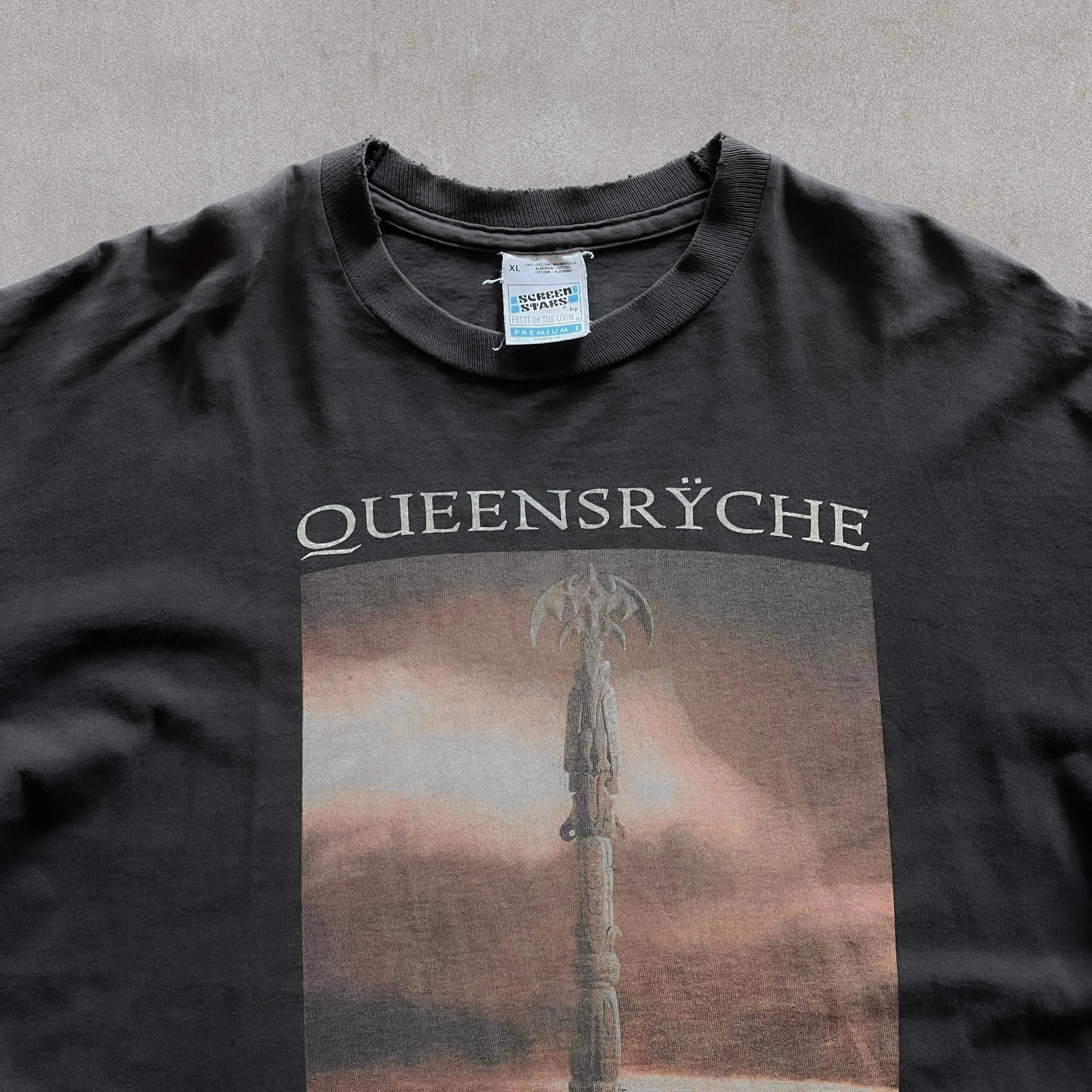 1990s Faded Queensrche Promised Land Tour Tee - XL