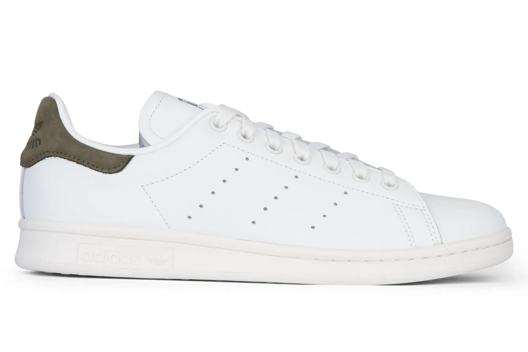 Adidas Stan Smith - Core White/Core White/Olive Strata