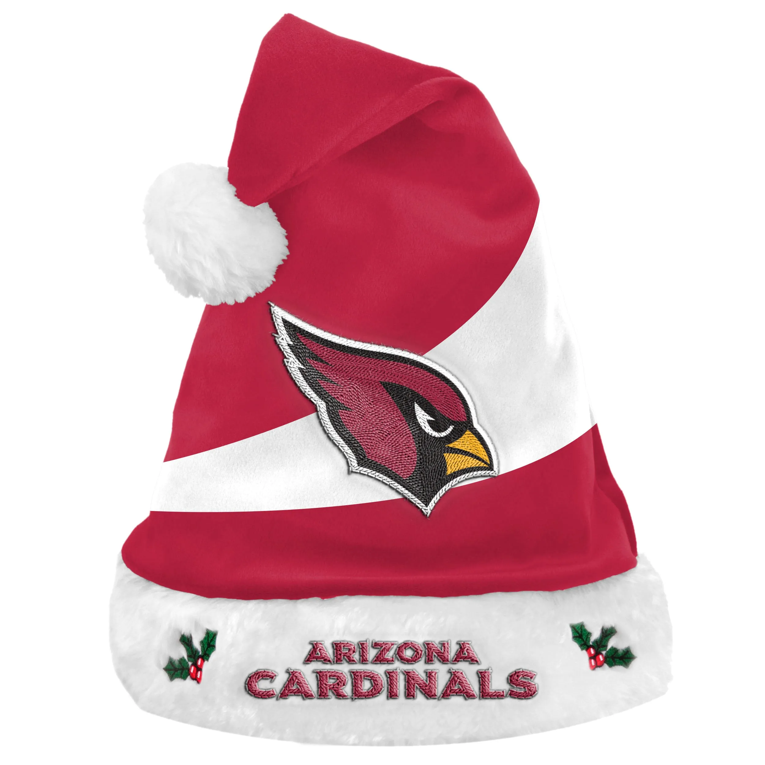Arizona Cardinals Colorblock Santa Hat