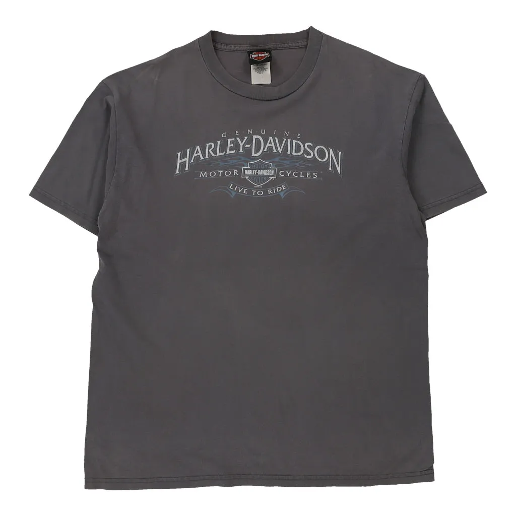 Chambersburg PA Harley Davidson Graphic T-Shirt - XL Grey Cotton