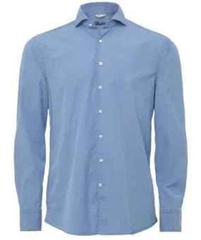 Eton Fitted Body Denim Shirt
