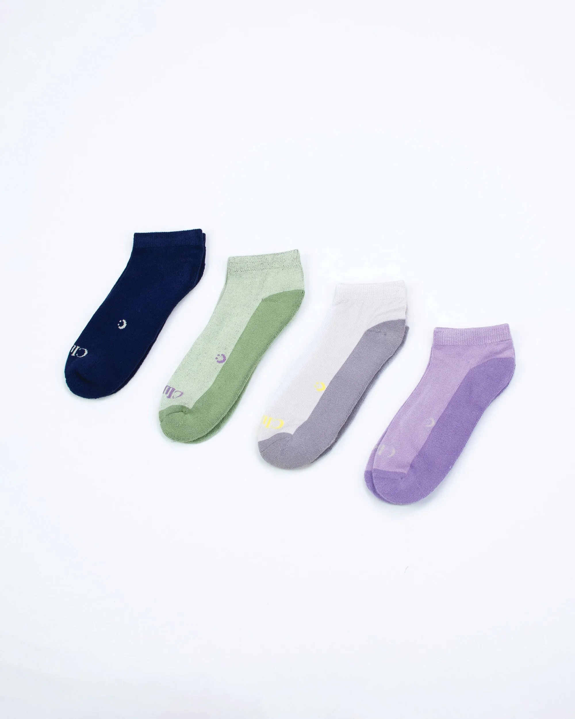 Everyday Ankle Seamless Feel Sock 4 Pack (Adults) - Multi