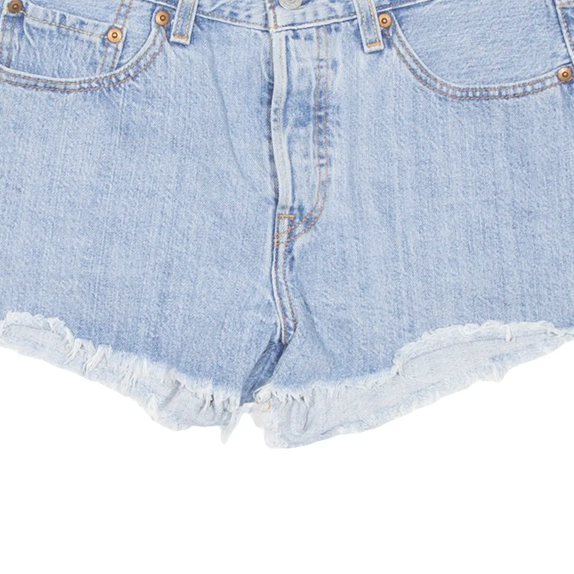 LEVI'S 501 Womens Denim Shorts Blue S W27