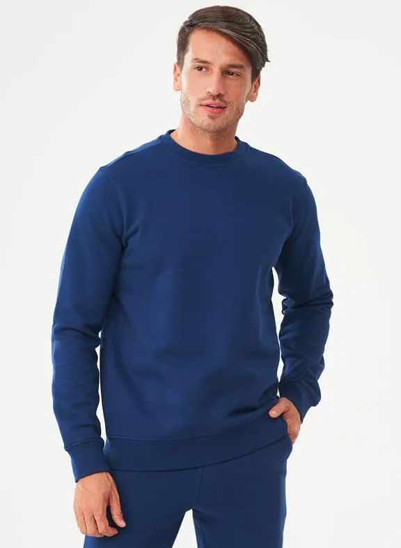 ORGANICATION Sweatshirt Navy Blue