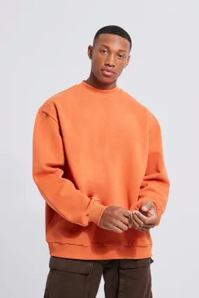 Oversized Extended Neck Sweatshirt