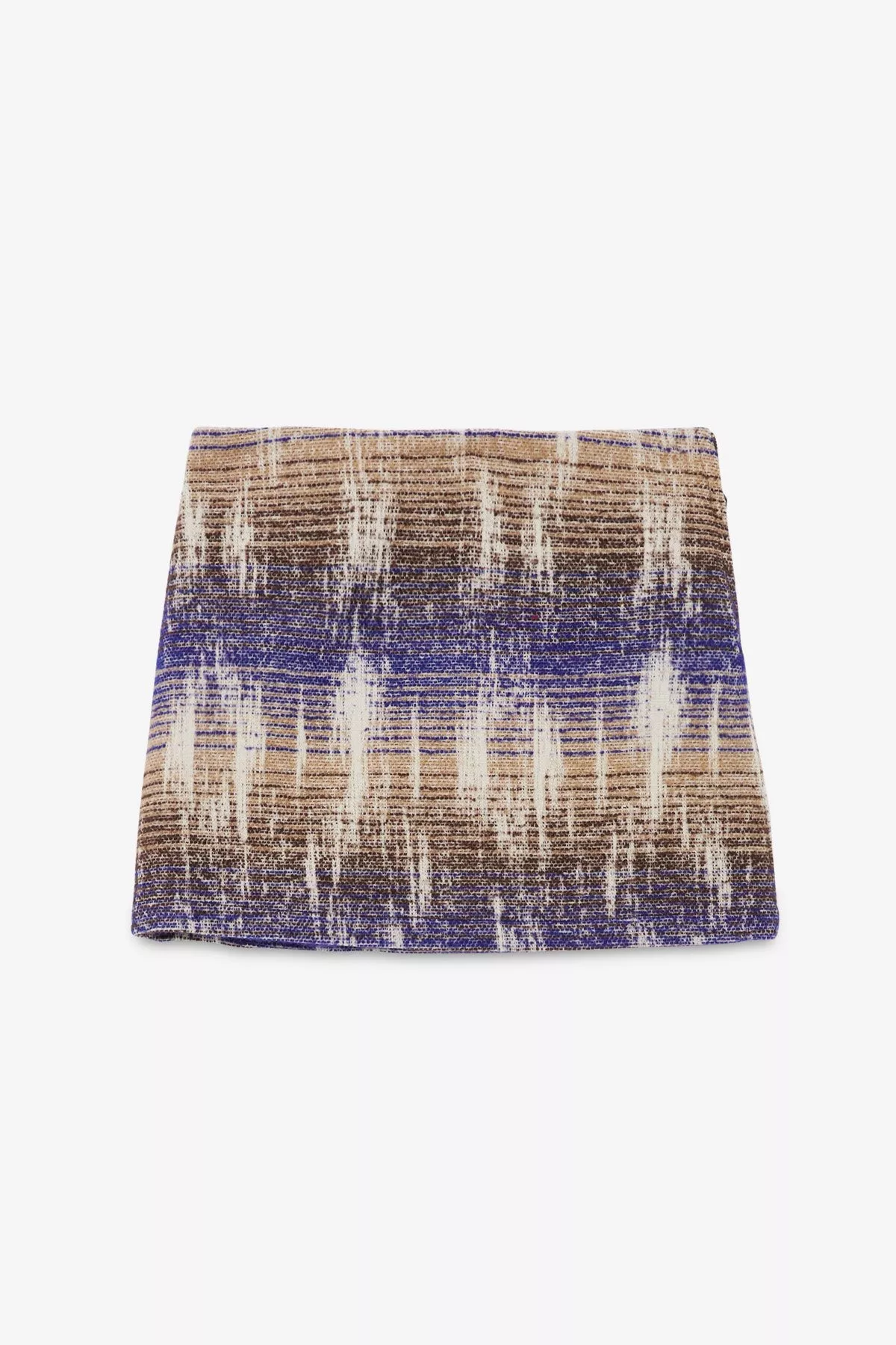 Patterned short skirt