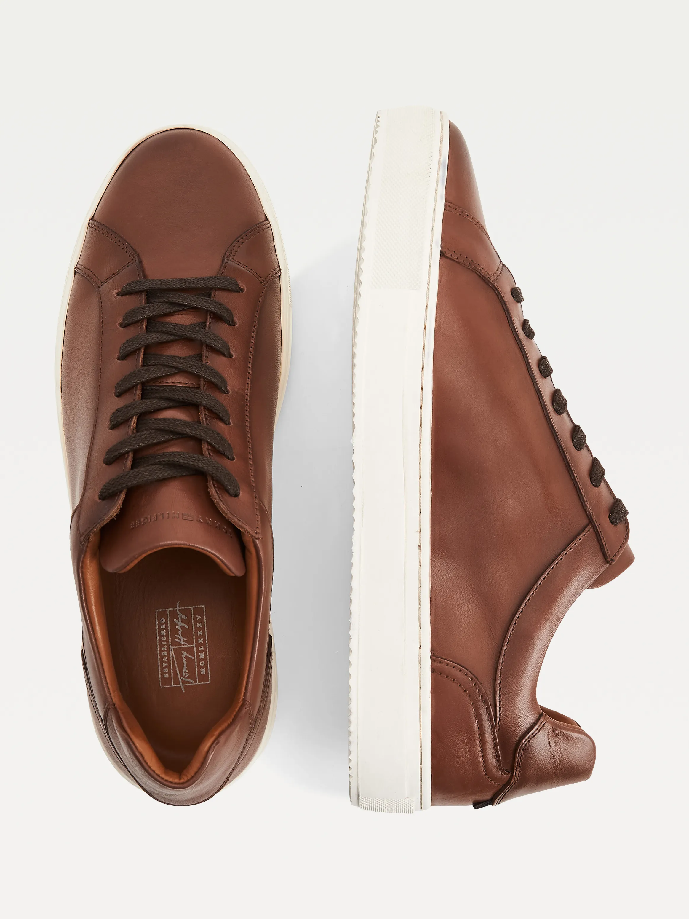 Premium Leather Cupsole Trainers |  Sneakers |  Tommy Hilfiger