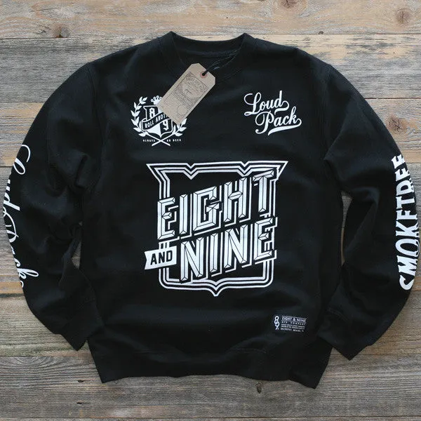SmokeTree Crewneck Sweatshirt Black