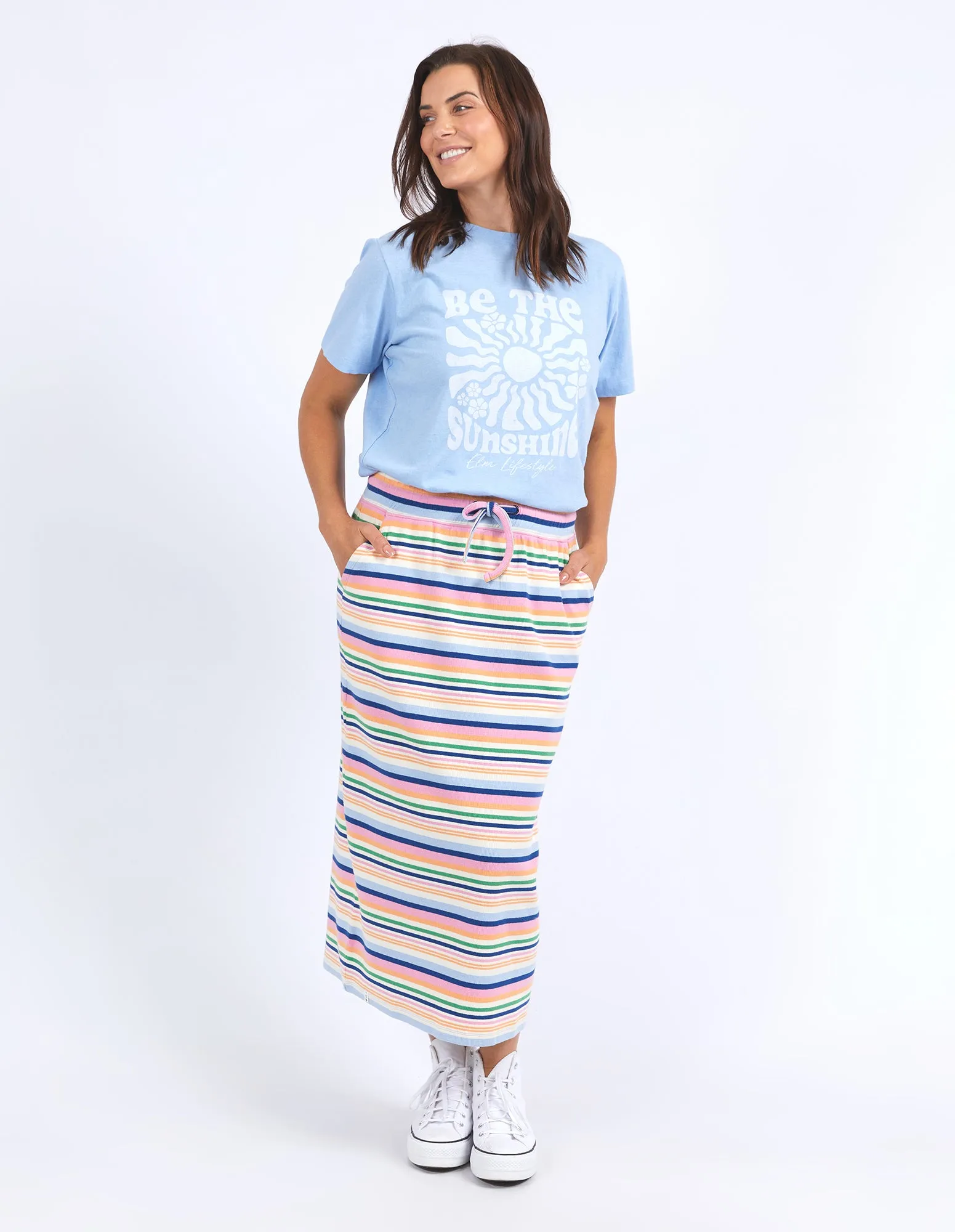Sorbet Skirt Multicolour Stripe