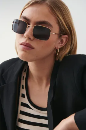 Square metal sunglasses