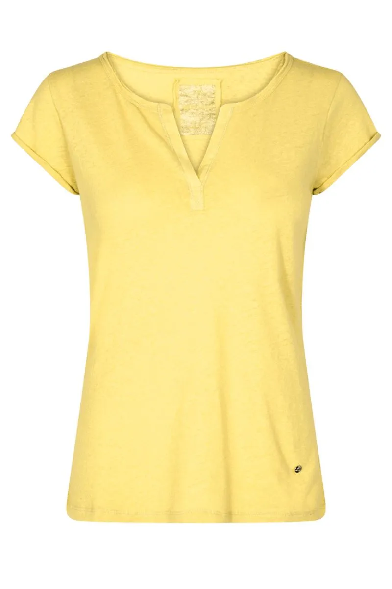 Troy Tee SS | Celandine | T-shirt fra Mos Mosh