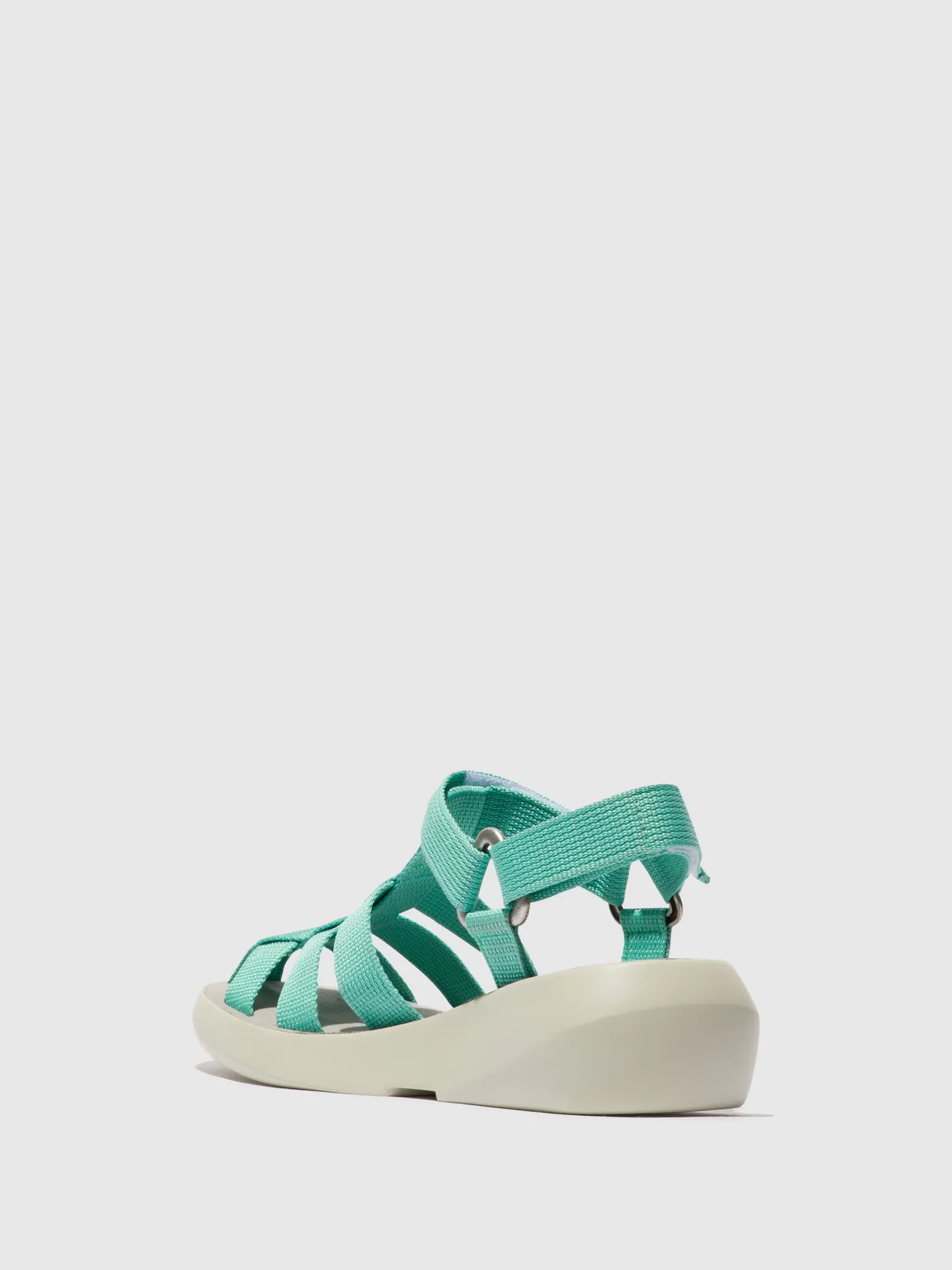 Velcro Sandals BASA841FLY AQUA